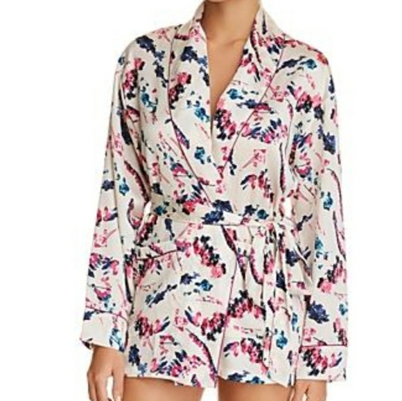 SMOKING FLORAL ROBE - Picture 4 of 6